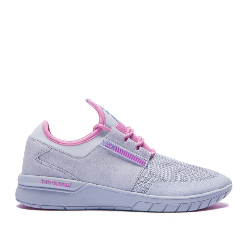 Supra FLOW RUN Sneaker Low Damen HellGrau Online Bestellen SDFXP5671